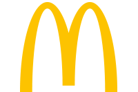 Gestaltung und Druck von Werbeschildern im Corporate Design von McDonalds