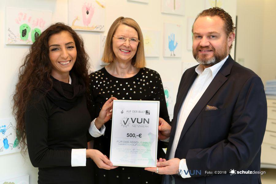 Werbeagentur Schulz-Design spendet für Aegidius-Haus Hannover
