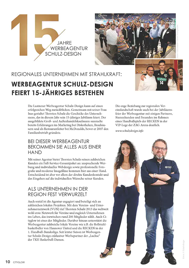 Bericht über Werbeagentur Schulz-Design in der 