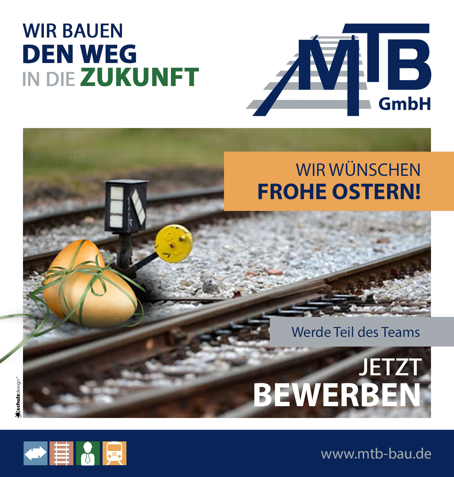 Eine Anzeige zu Ostern im neuen Corporate Design