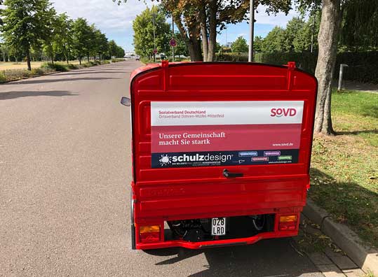Werbeagentur Magnetfolien für Fahrzeug Werbung