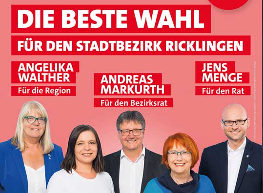 Werbemittel und Website im Kommunalwahlkampf