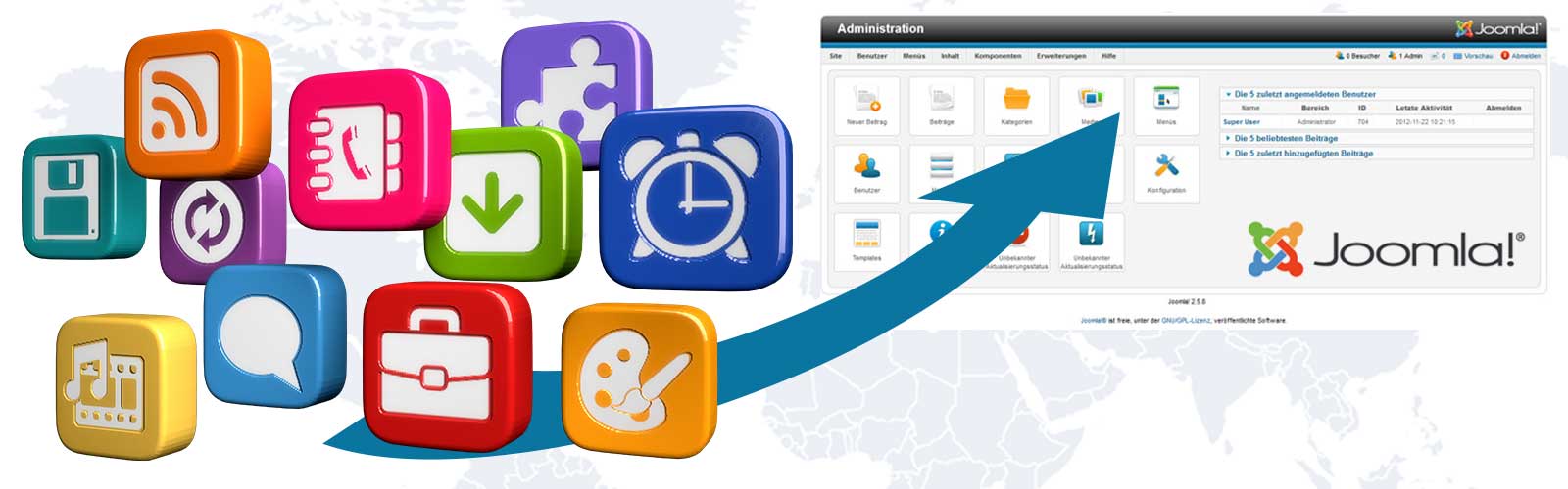 Einrichtung und Installation von Joomla-Erweiterungen wie Module und PlugIns